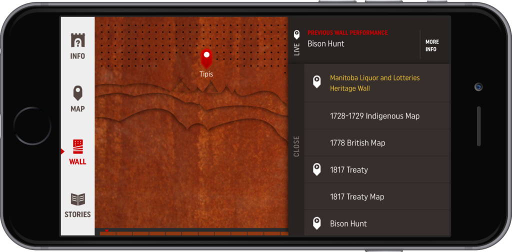 App Interactive Heritage Wall View